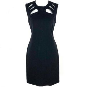 DVF black, knee length dress